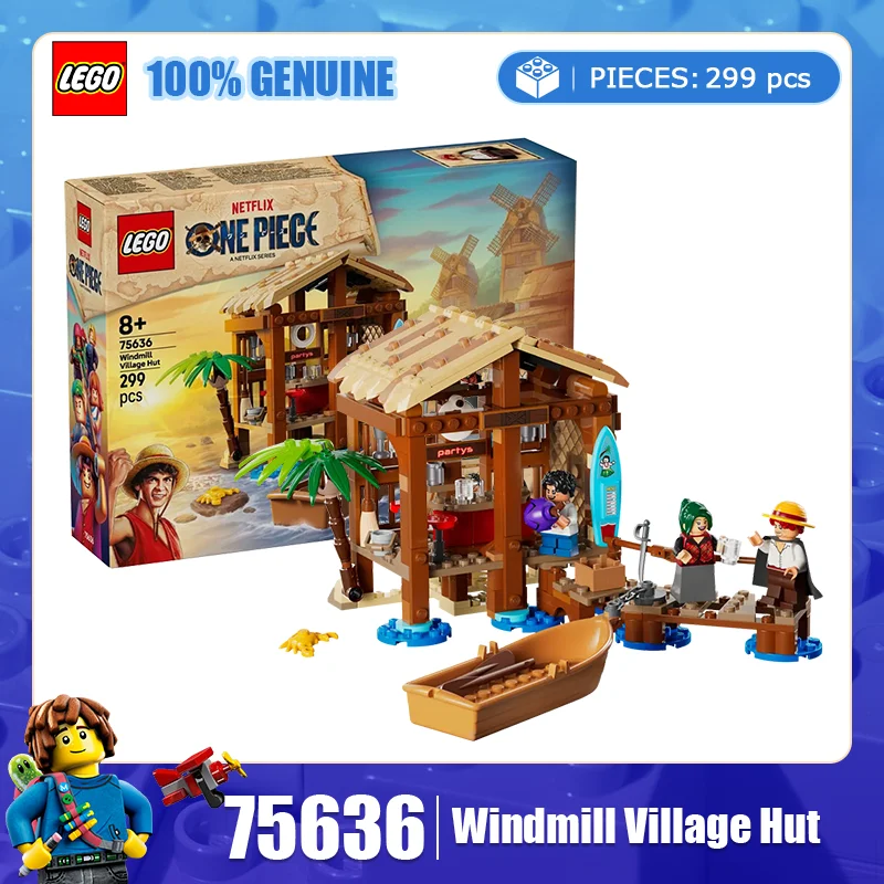 

Lego One Piece Series 75636 Windmill Village Hut Boys and Girls Children's Puzzle Building Toy Gift