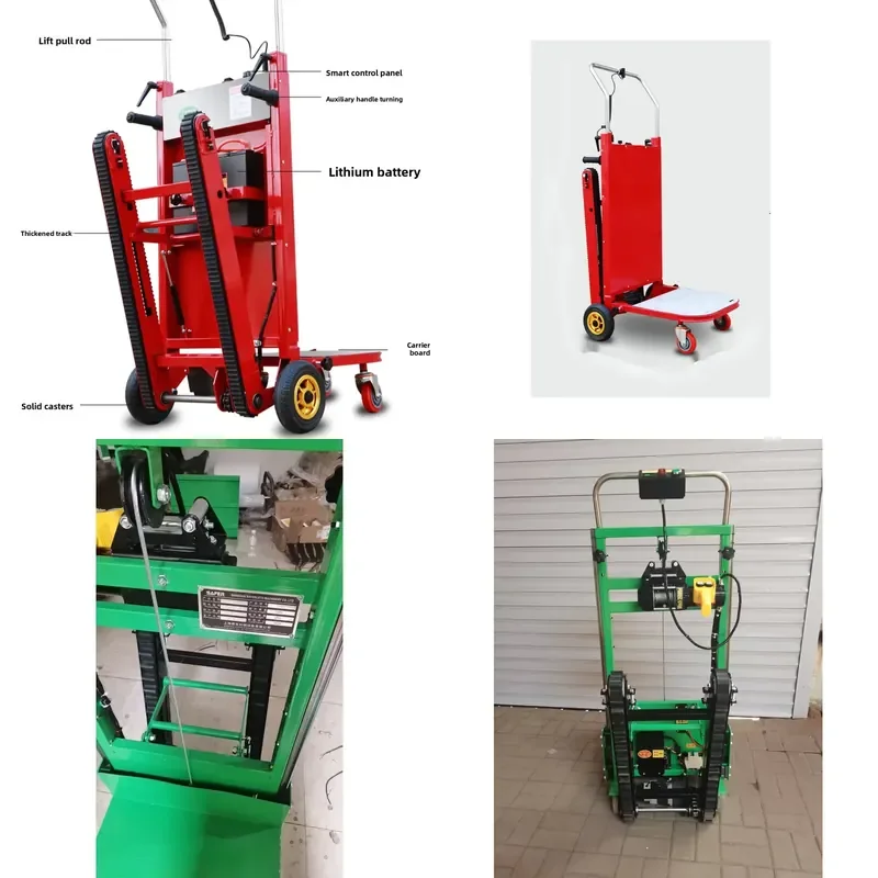 

Multi Functional Electric Crawler Type Climbing Machine Cart for Staircase Crawler Stair Climbing Trolley for 2025