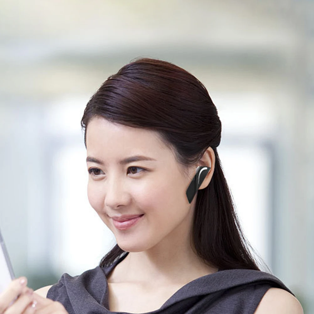 

Translation Headset Practical Wireless Earphone Languages Translator Over-the-ear Multi-Language Device Abs