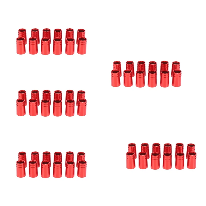 

【Hot Cake】60Pcs Golf Ferrules .370 Aluminum 22Mm For Irons Shafts Golf Club Accessories