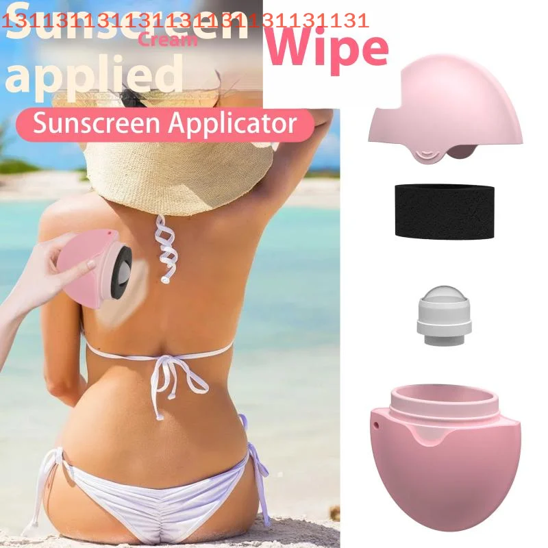1 pz Silicone Crema Solare Rullo Applicatore Riutilizzabile Ovale Isolamento Lozione Bottiglie di Crema Cucitura Colore Cosmetici Strumento Da Viaggio