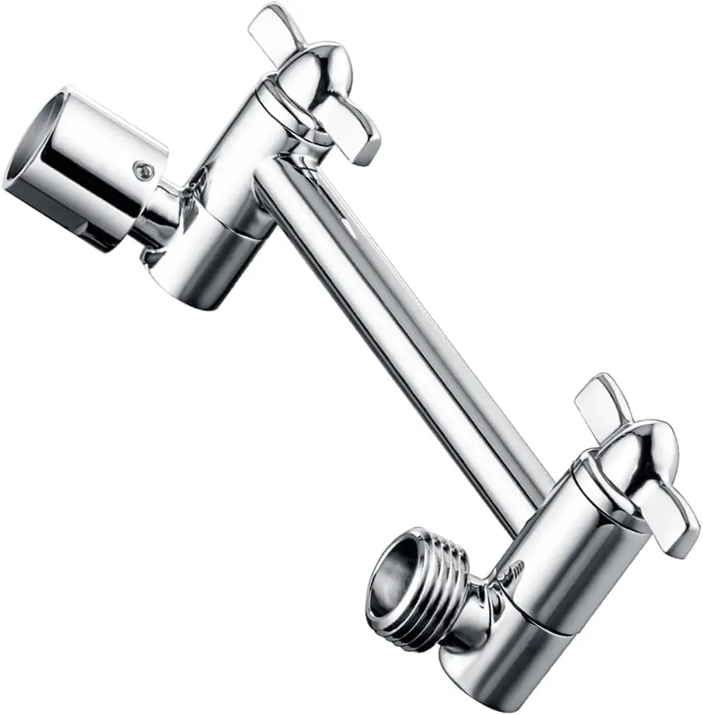 

Adjustable Shower Arm Extender, 5 Inch, Chrome, Brass Construction