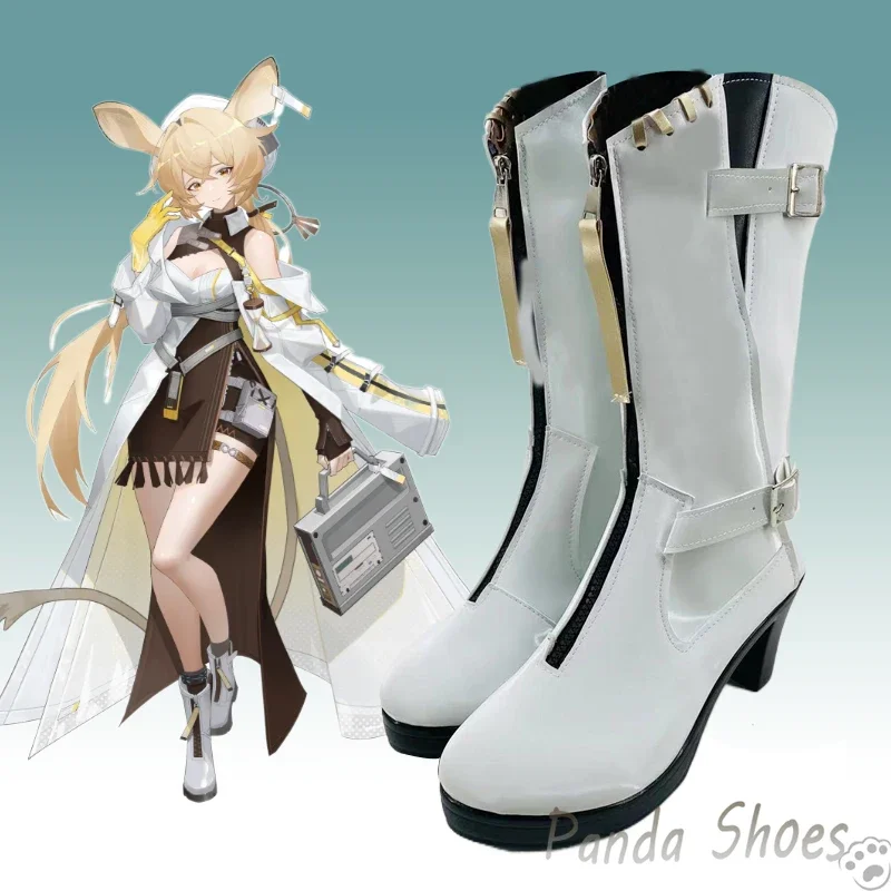 Juego Arknights Dorothy zapatos de Cosplay Anime Cos Comic Cosplay disfraz Prop zapatos para fiesta de Halloween Con