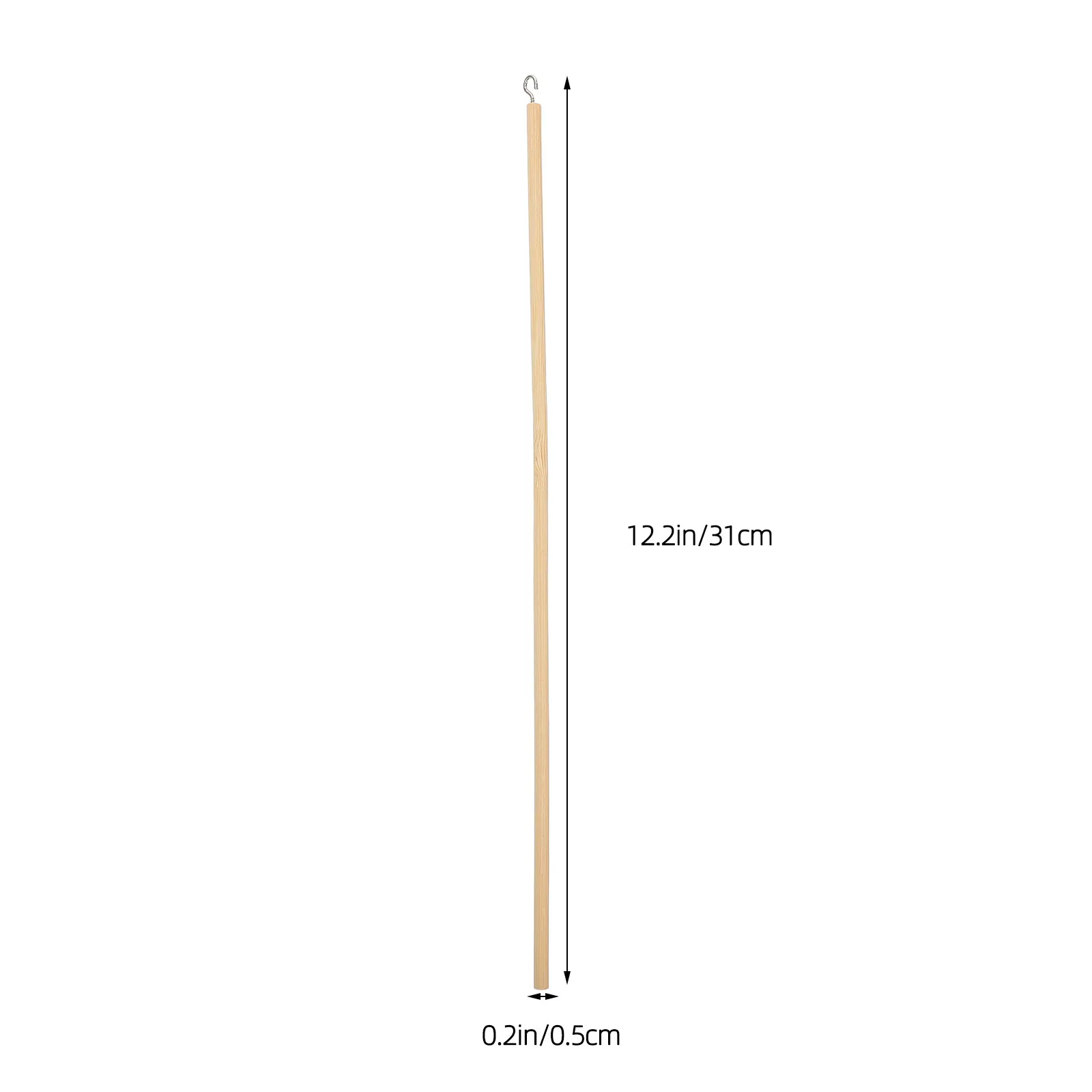 10Pcs Wooden Round Wood Stick For Puppet Craft Sticks Slim Rods Shadow Puppets Manipulation Control