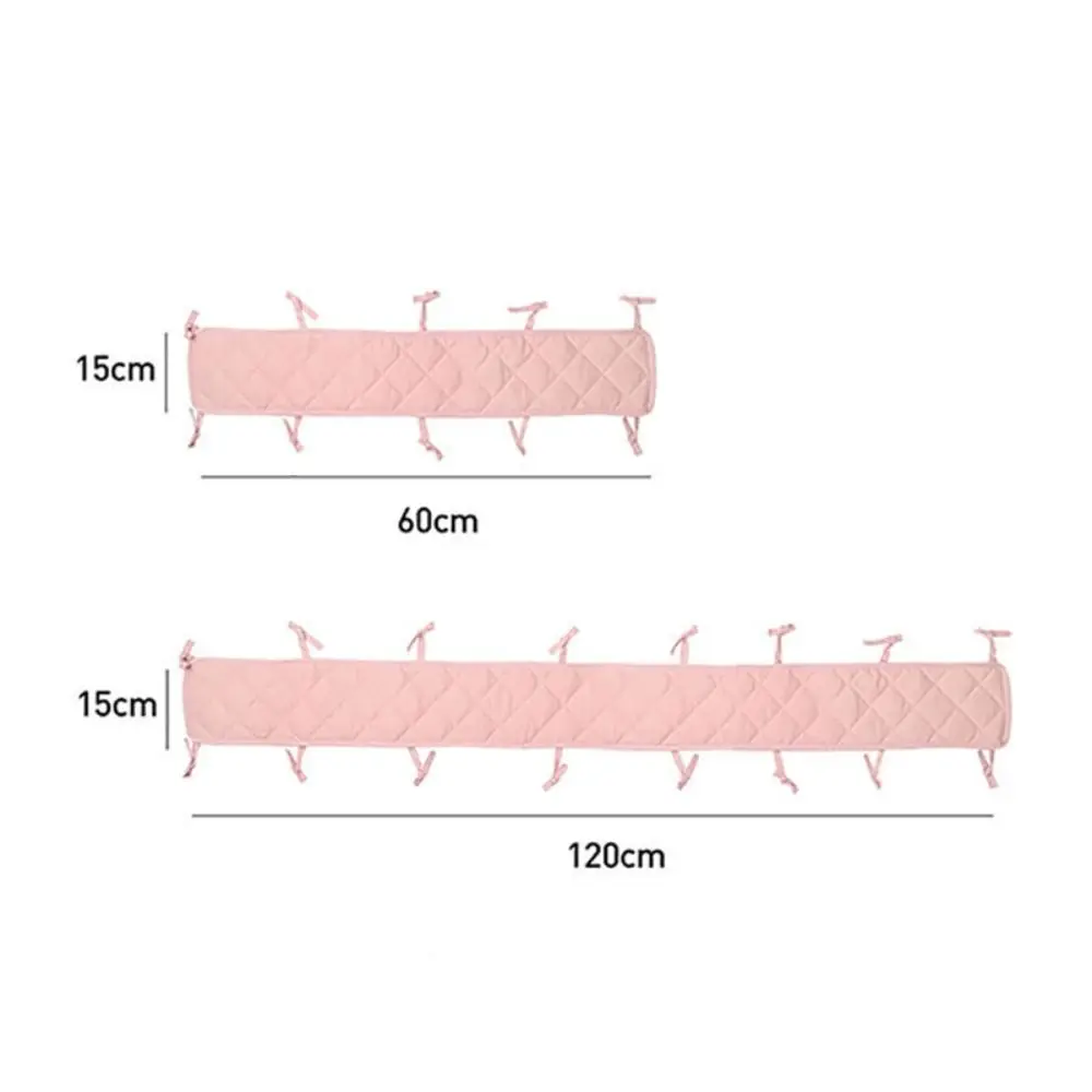 Protector de cuna tira anticolisión protección de seguridad ropa de cama para recién nacidos decoración cuna alrededor de cojín parachoques de cuna parachoques de cuna de bebé