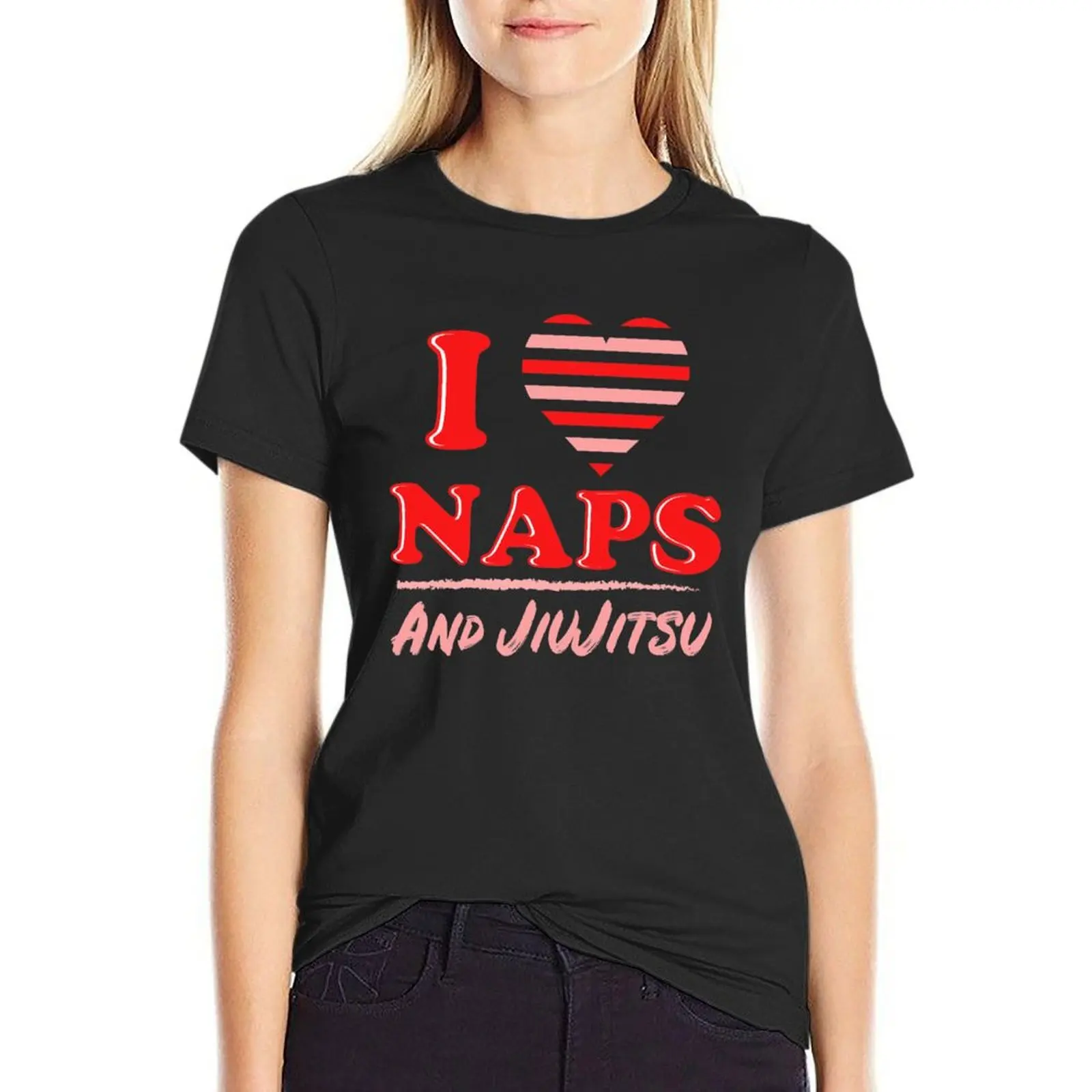 I Love Naps and Jiu Jitsu brazilian jiu jitsu jiu jitsu apparel jujitsu shirts bjj bjj shirt bjj gift martial arts shirt T-Shirt