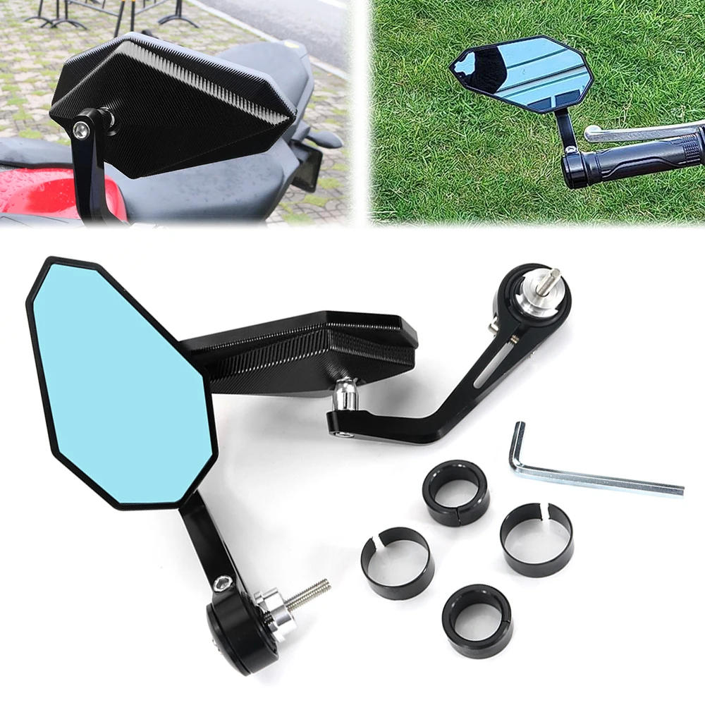 Motorcycle Rear View Side Mirror Cafe Racer Handlebar Bar End Mirrors For YAMAHA YZF-R1 YZF-R15 YZF-R1M YZF-R6 R1 R15