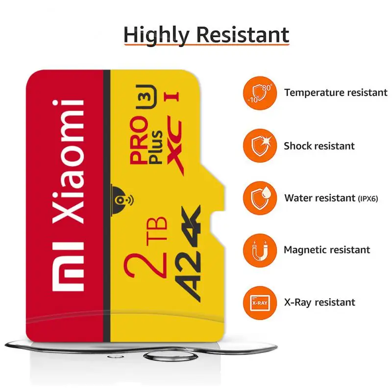 Mijia Xiaomi 2TB Micro TF SD Card 512GB Class10 V30 Memory Card 1TB UHS-I SD Card High Speed TF Card 128GB For Nintendo Switch