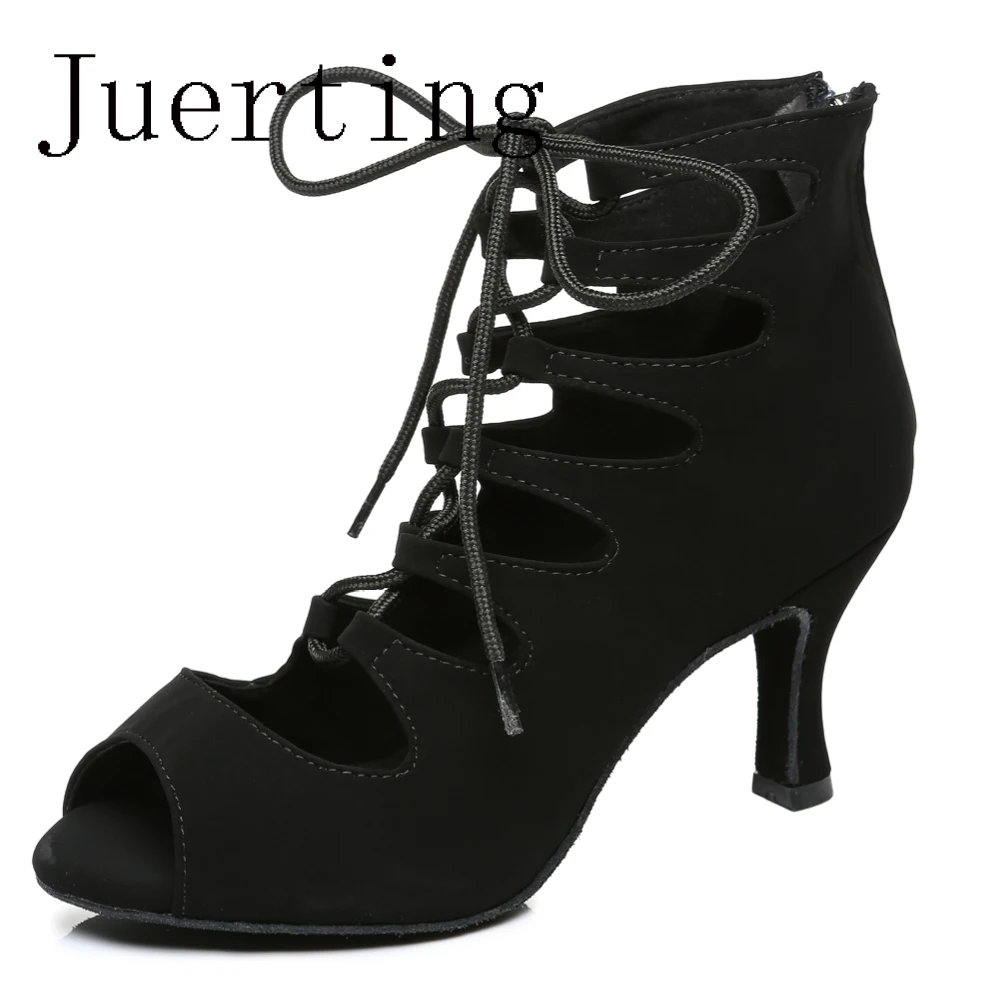 

Juerting all-in-one comfortable Heels Modern Jazz Dance Adult Latin Cha Cha salsa soft bottom Square ballroom