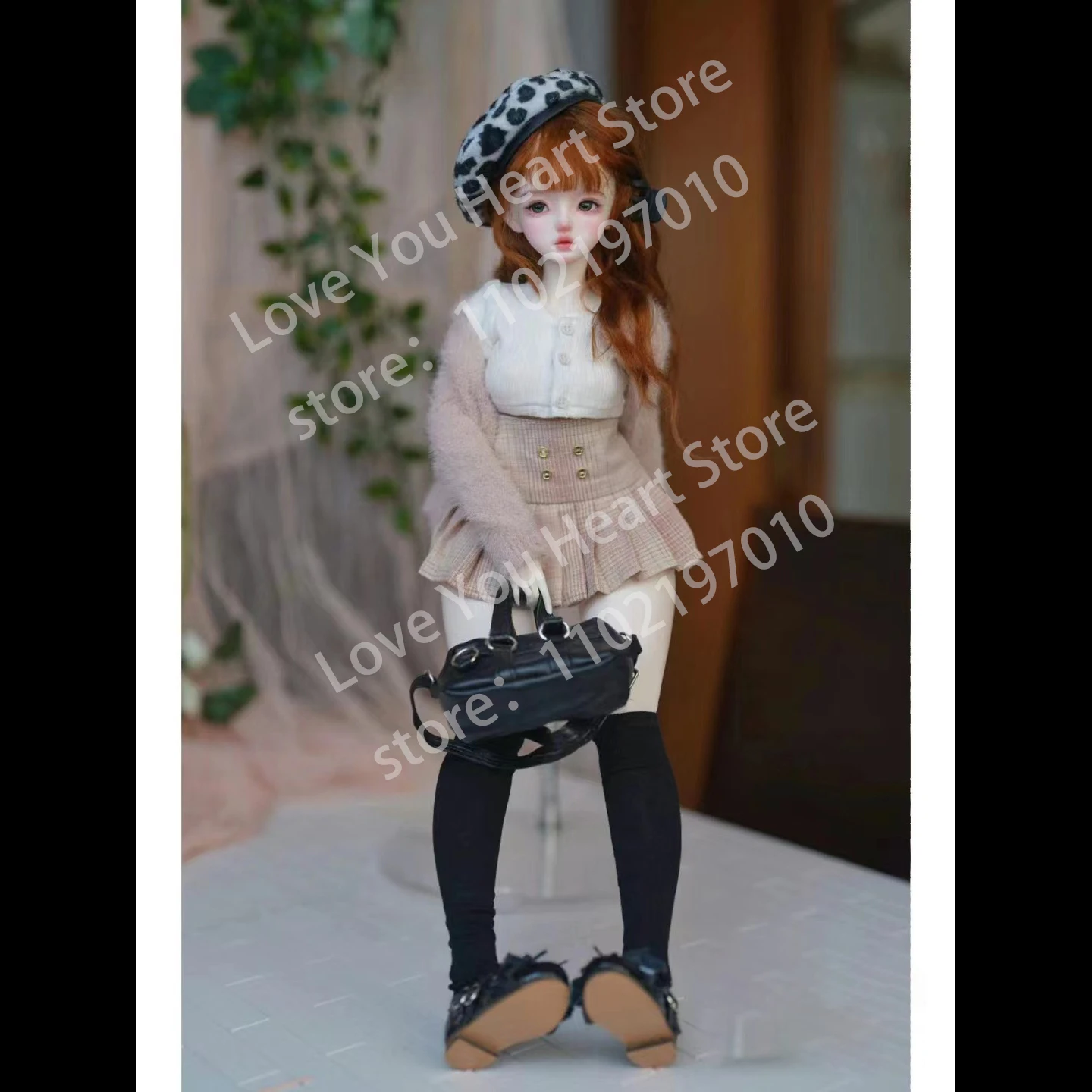 1/4 BJD Doll Head With Body Resin Material DIY Lovely Girl Model No Makeup BJD Doll Toys Gifts