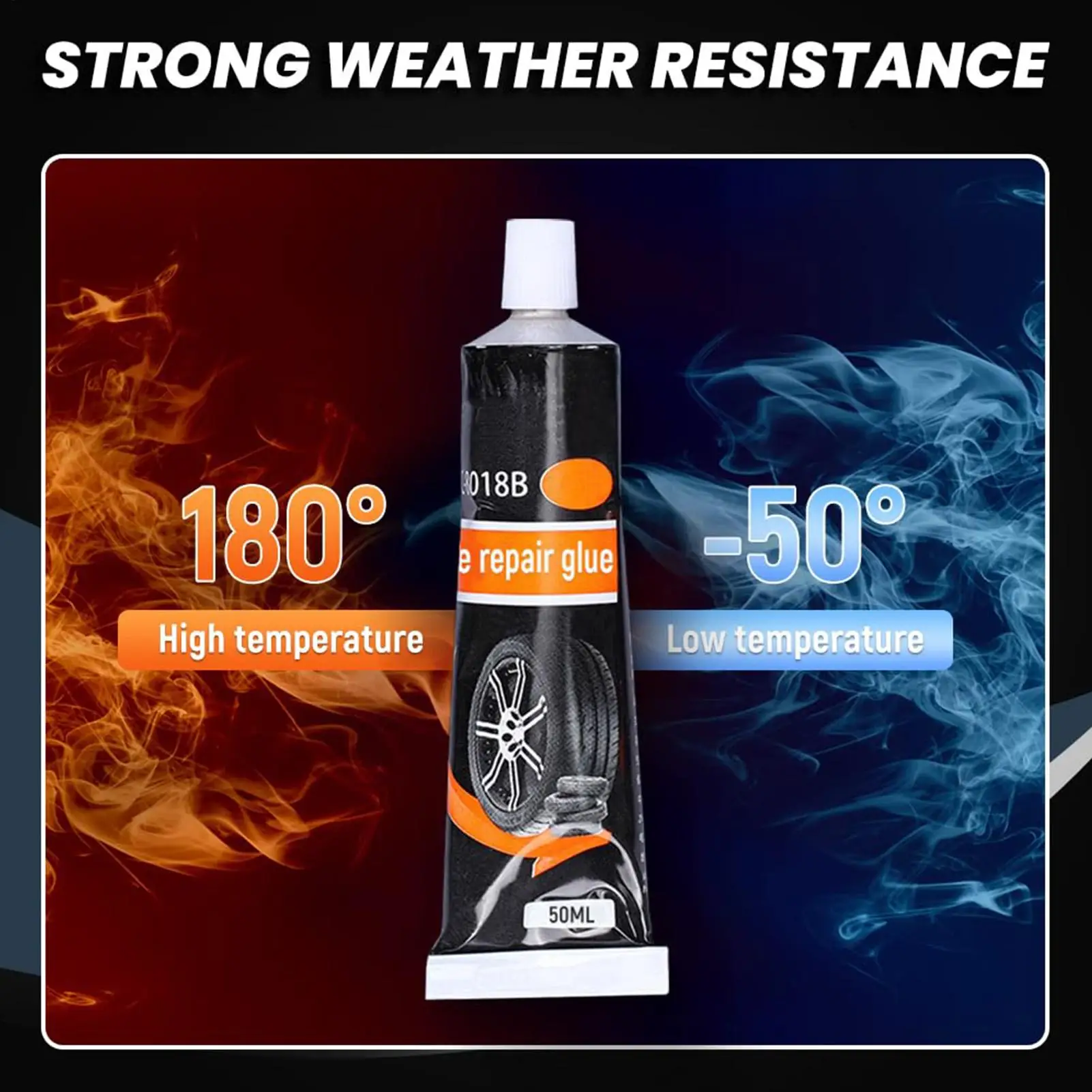 tire sidewall repair Glue 50ml Automotive rubber shoe sole Adhesive high-temperature Strong resistant tire repair glue ﻿