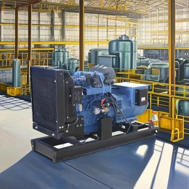 Engine Generator Set 15kw 50kw 200kw Auto Start Silent 50HZ Open Frame 30kw Rated Power 1500rpm Speed AC Single Phase - view 2
