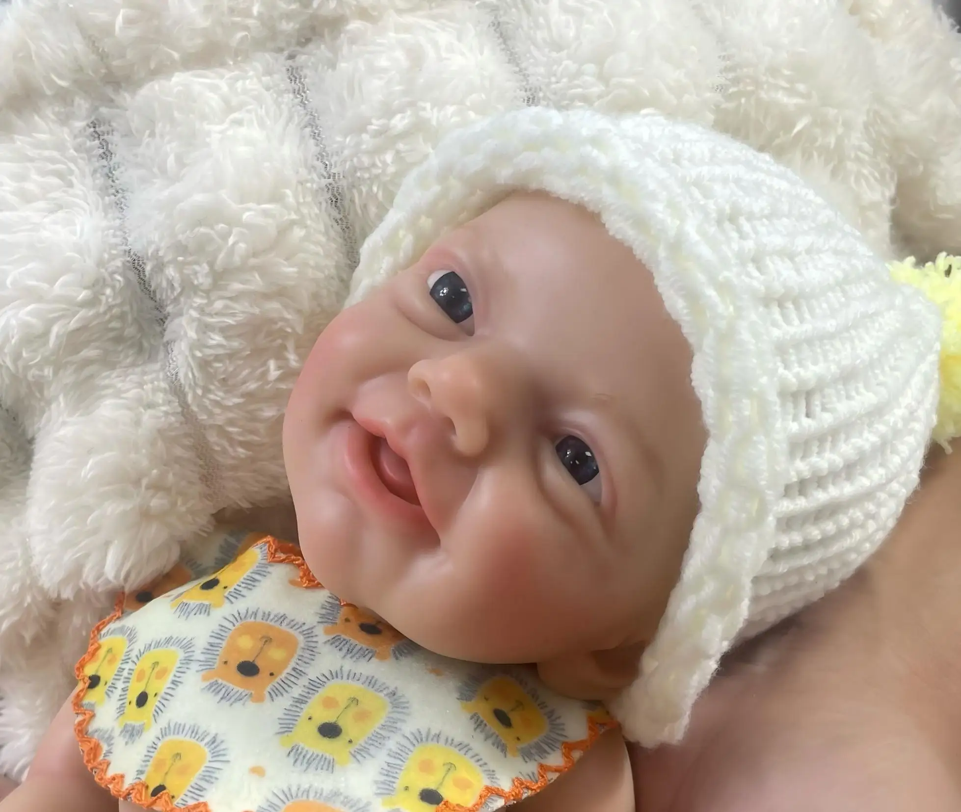 

13 Inch Full Silicone Body Reborn Baby Doll Charlie Washable Boy Or Girl Doll Soft Silicone Newborn Birthday Christmas Gift