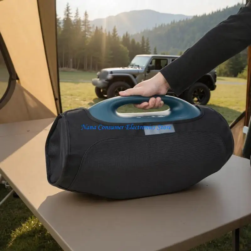 G7NE 900D Nylon-Staubschutz mit seitlichen Klebeverschlüssen für Boombox 4-Lautsprecher – Detail 3