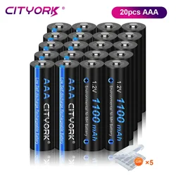 CITYORK 1.2V AAA NIMH Rechargeable Battery 3A NI-MH Rechargeable AAA Batteries With Battery Box For Remote Control Mouse Toys