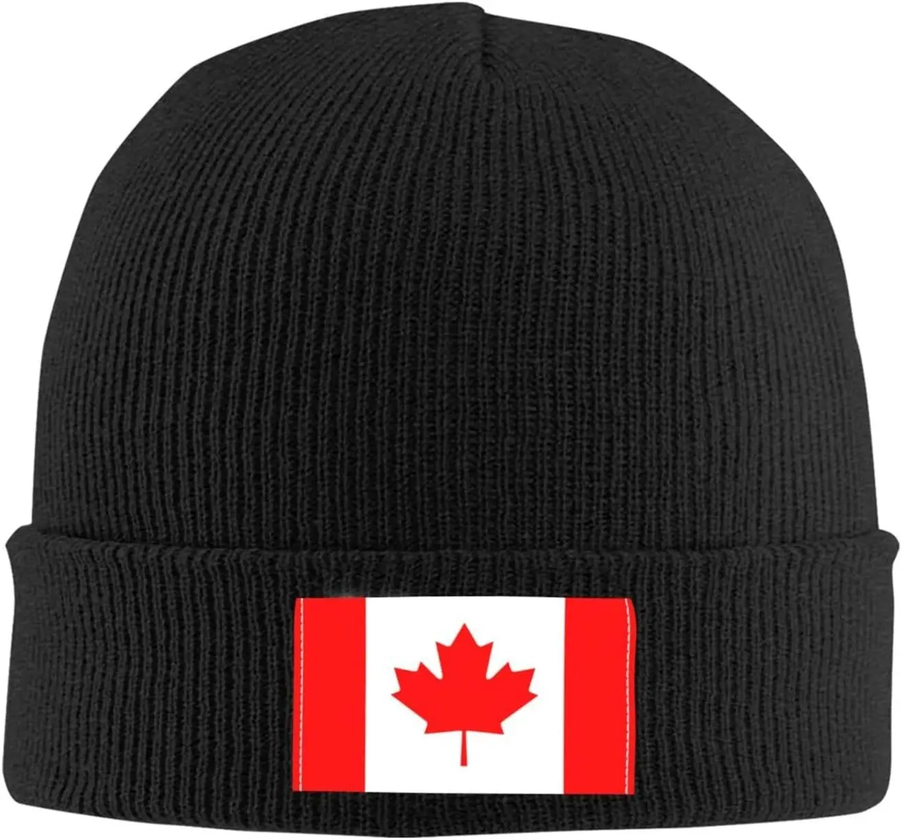 Flag Beanie Hat for Women Men Winter Warm Patriotic Knitted Hat Soft Stretchy Ski Beanie Cap Unisex Skull Caps