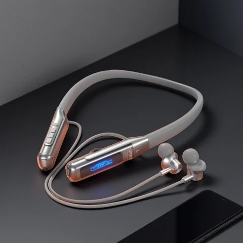 EARDECO 80 Hours Endurance Bluetooth Wireless Headphones with Microphone Neckband Bluetooth 5.3 Earphones Headphones Bass Stereo