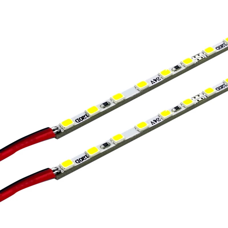 3mm 4mm Super Slim LED Hard Rigid Bar light DC 12V 24V 120leds/m 2835 SMD LED Strip for Cabinet Kitchen Light 10PCS*50cm 25cm