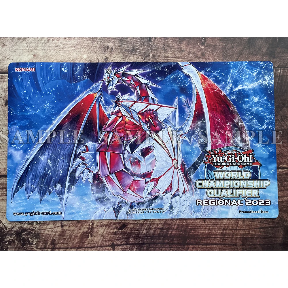 

Yu-Gi-Oh Gungnir Dragon of the Ice Barrier Playmat Card Pad YGO Mat TCG YuGiOh Custom Mat-436