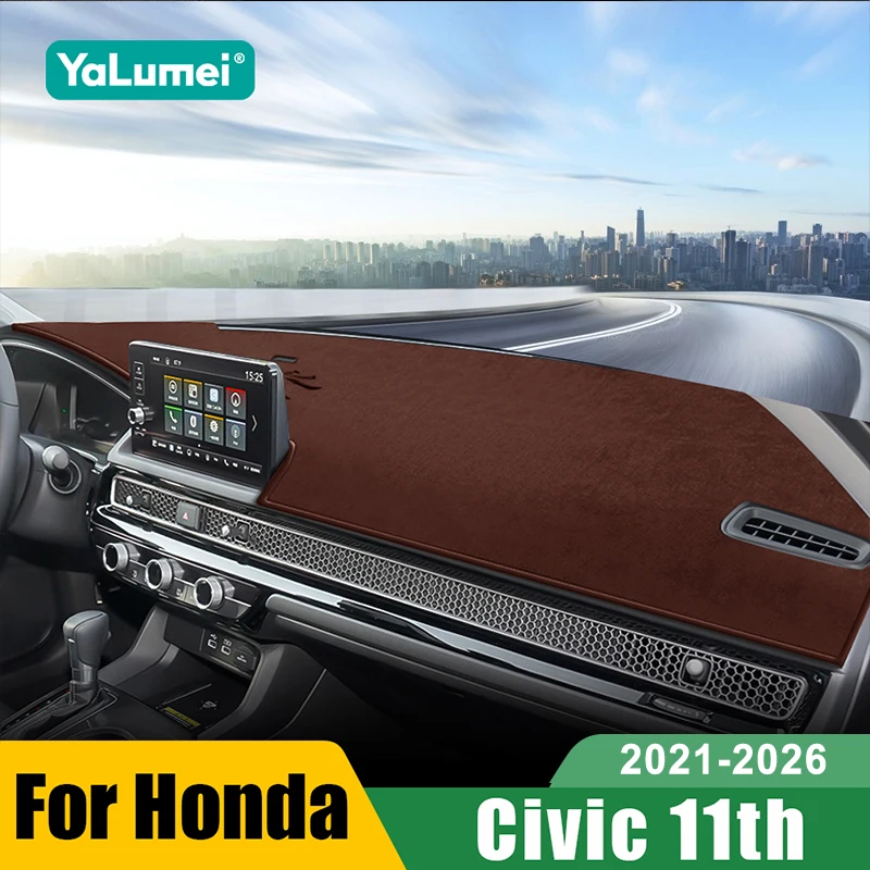 Für Honda Civic 11. Generation 2021 2022 2023 2024 2025 2026 Auto Armaturenbrett Sonnenschutz Abdeckmatte Lichtschutz Zubehör