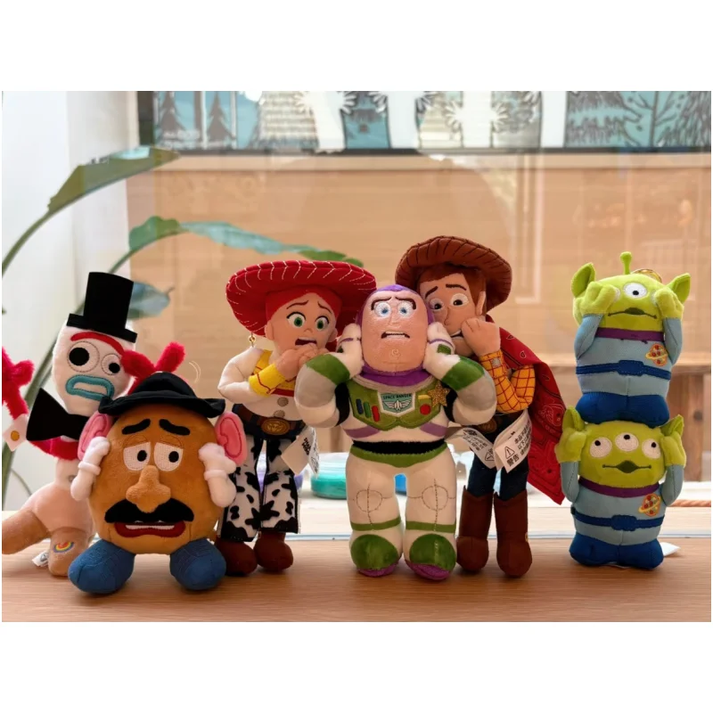 

Toy Story 5 Companion Crisis Plush Blind Box Woody Buzz Lightyear Jessie Mini Doll Pendant Backpack Bag Charm Collectible Gift