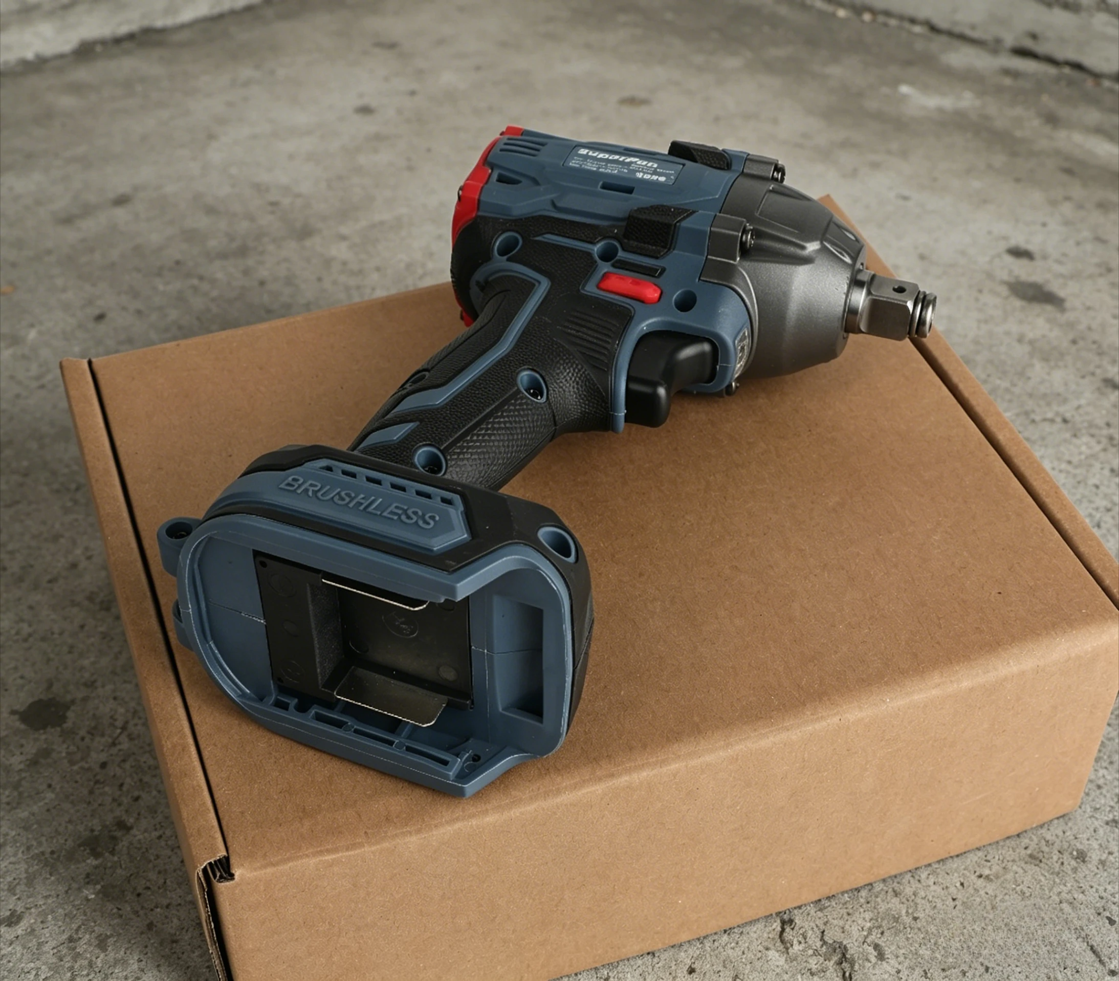 

20V Impact Wrench, 380Nm, 1/2" Drive, Bare Machine (Battery Not Included), 20V Battery Compatible，For Makita Battery pin