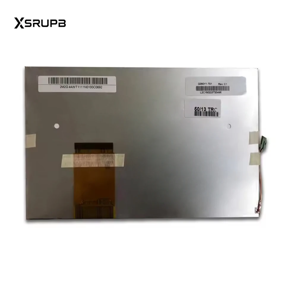 8-inch 800*480 G080Y1-T01 Brightness 600 Original Car Engineering Vehicle LCD Screen