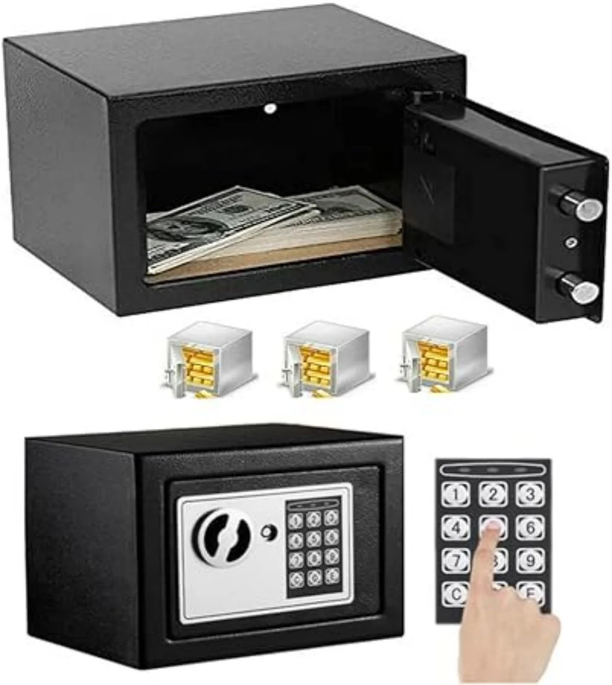 4.6L Vault Electronic Safe Refractory furniture Safe For jewelry Cash Security