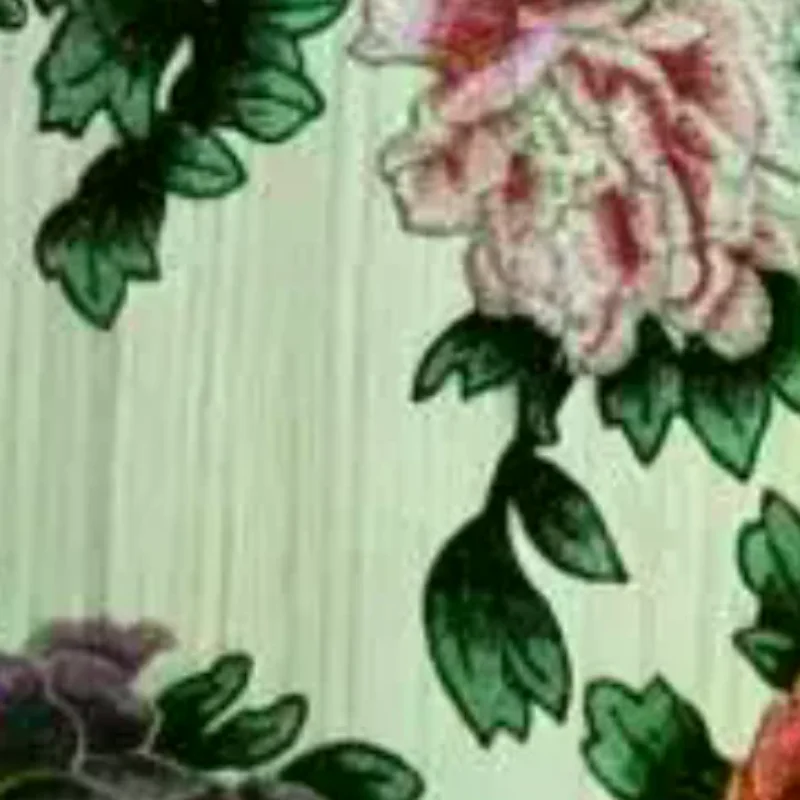 1PCS Fashion Elegant Peony Embroidery Patch Floral Embroidery DIY Flower Patch Floral Applique