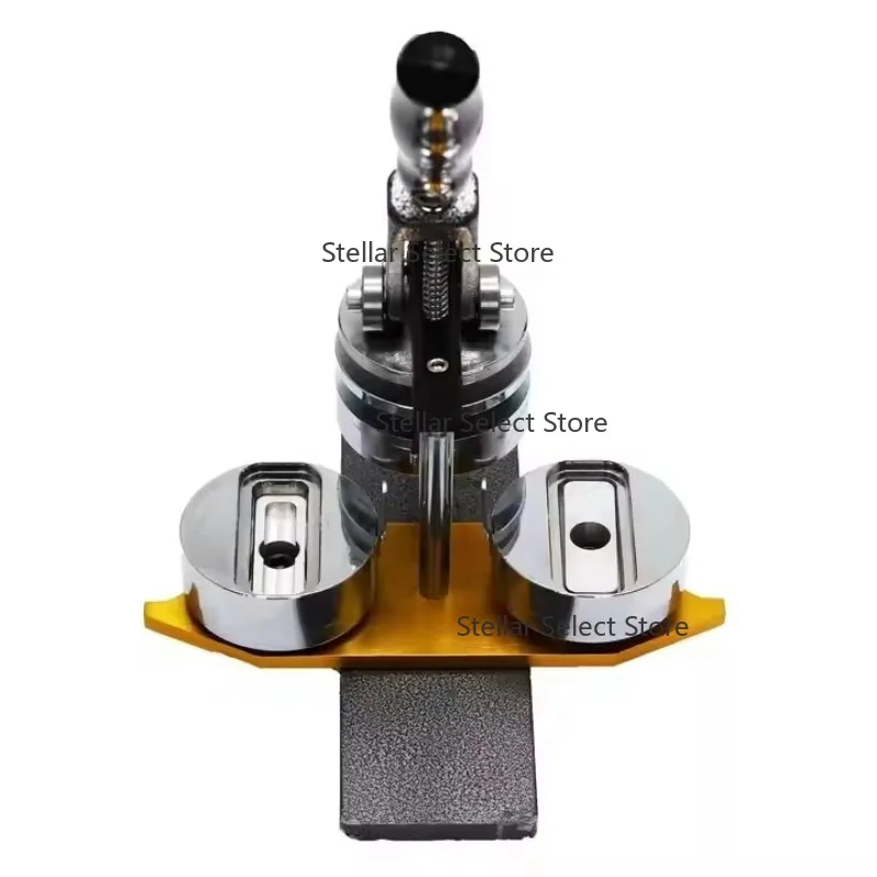 High-Efficiency 68*24mm Rectangle Button Making Machine Kit Name Tag Machine Button Manufacturing Tool Stamping Machine