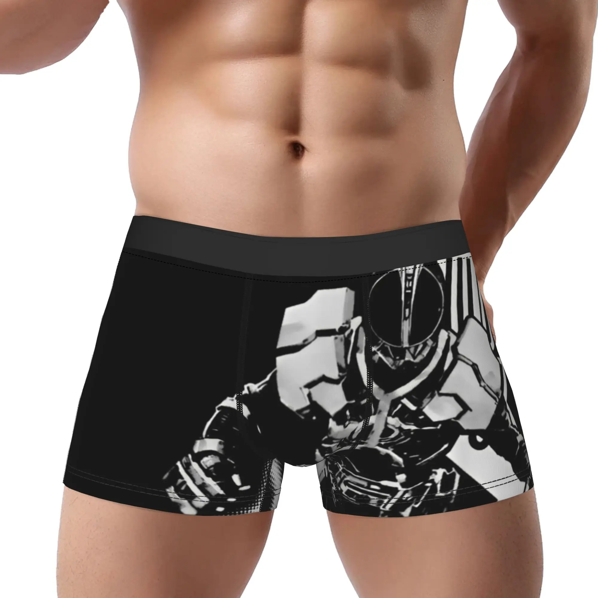 adults 18 plus Masked Rider Faiz  Underpants Breathbale Panties Men's Underwear Sexy Shorts Boxer Briefs