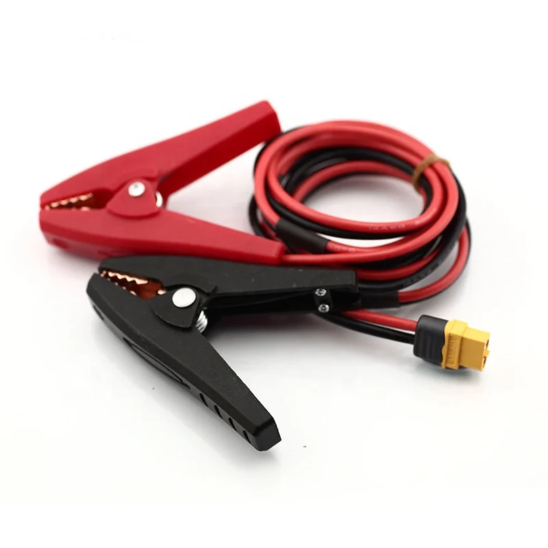 5PCS RC Battery Clamps 100cm Crocodile Alligator Clip Cable XT90 EC5 Deans T Connector Female Plug Plastic For ISDT Q6 Charger