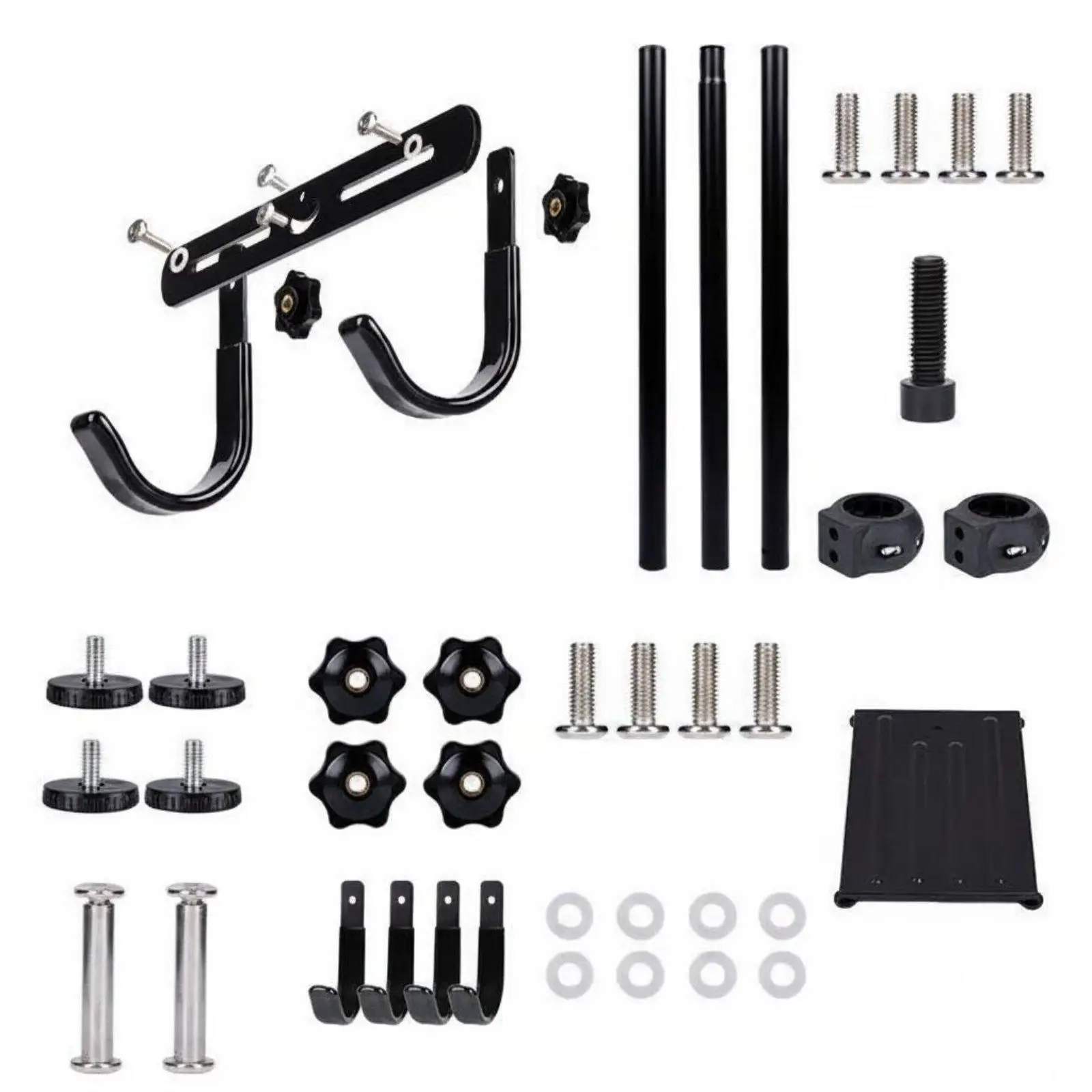 Heavy Duty Bike Hanging Rack Adjustable Floor Stand Double Suspension Frame Organizer for Electric Bike Road MTB Use