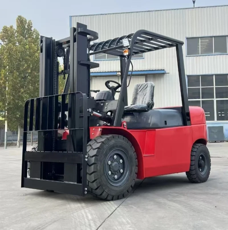 Empilhadeiras elétricas com bateria de lítio de 5 toneladas, 6 toneladas, 8 toneladas com braçadeiras multifuncionais para logística de armazém