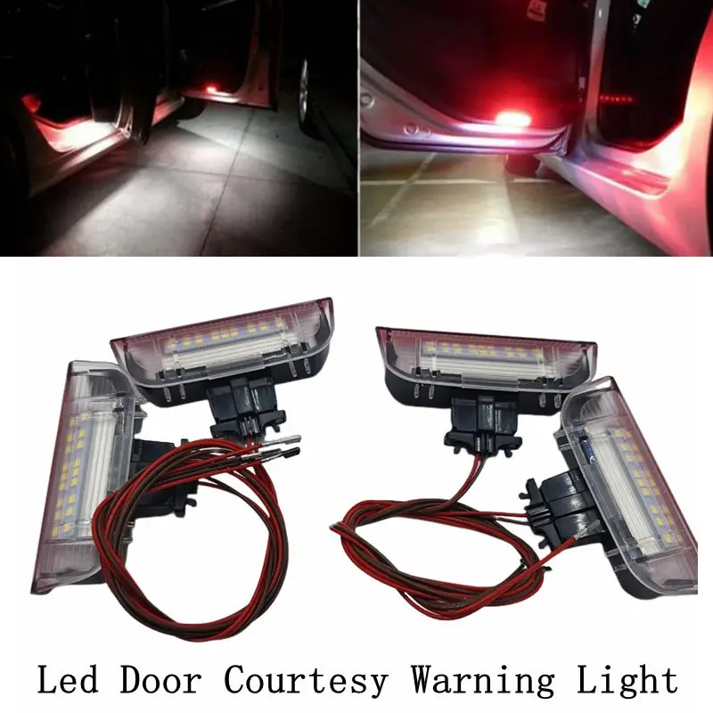 

4PCS 1Pc LED Car Trunk Boot Lamps Compartment Light Interior Courtesy Lights Luggage Lamp For VW Touareg II MK2 10-18 Golf Plus