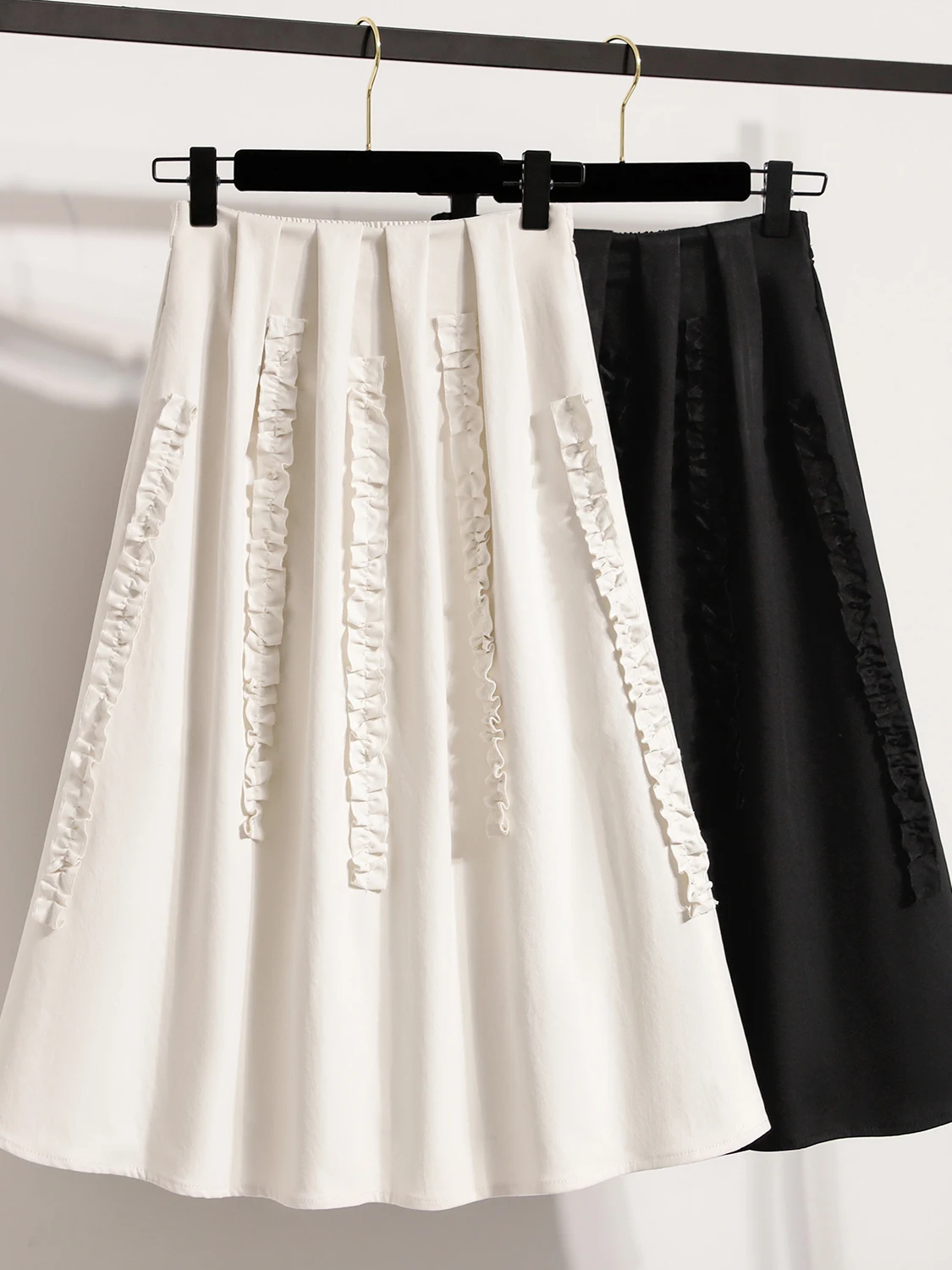 

Новые летние женские юбки больших размеров: свободные, кружевные, А-силуэт, миди, повседневные, длинные, для полных женщин, с эффектом похудения