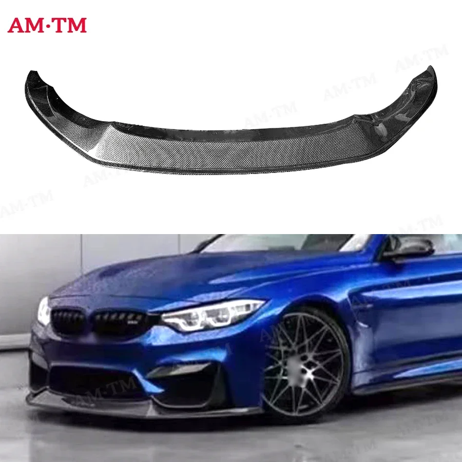 

Carbon Fiber For BMW F80 M3 F82 F83 M4 2014 - 2018 Car Front Bumper Splitter Front Lip Chin Spoiler Diffuser Body kit