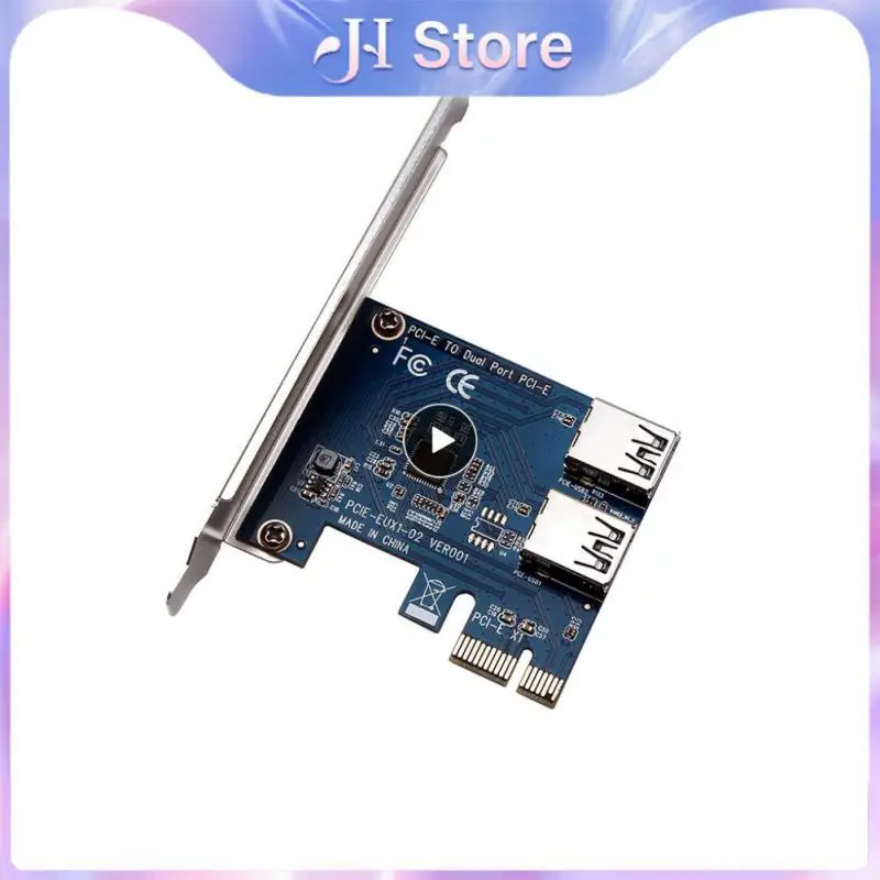 16x Slot External Riser Card Adapter Board Pcie Port 2 X Pci-e Usb Pci-e 1 Toi Express Computer 2 Usb3.0 Interface High Quality