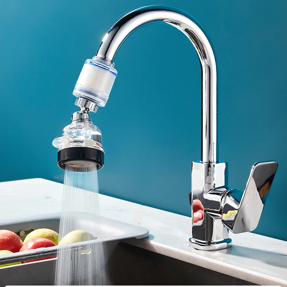 360°Rotating Splash-Proof Faucet Filter Durable Multi-Layer Filteration System For Home Use