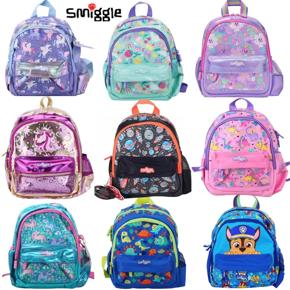 Original Australia Smiggle Children'S Small School Bags Boys Kid Bags Girlshigh Quality Backpack Collection 11 Inches Kids Gift