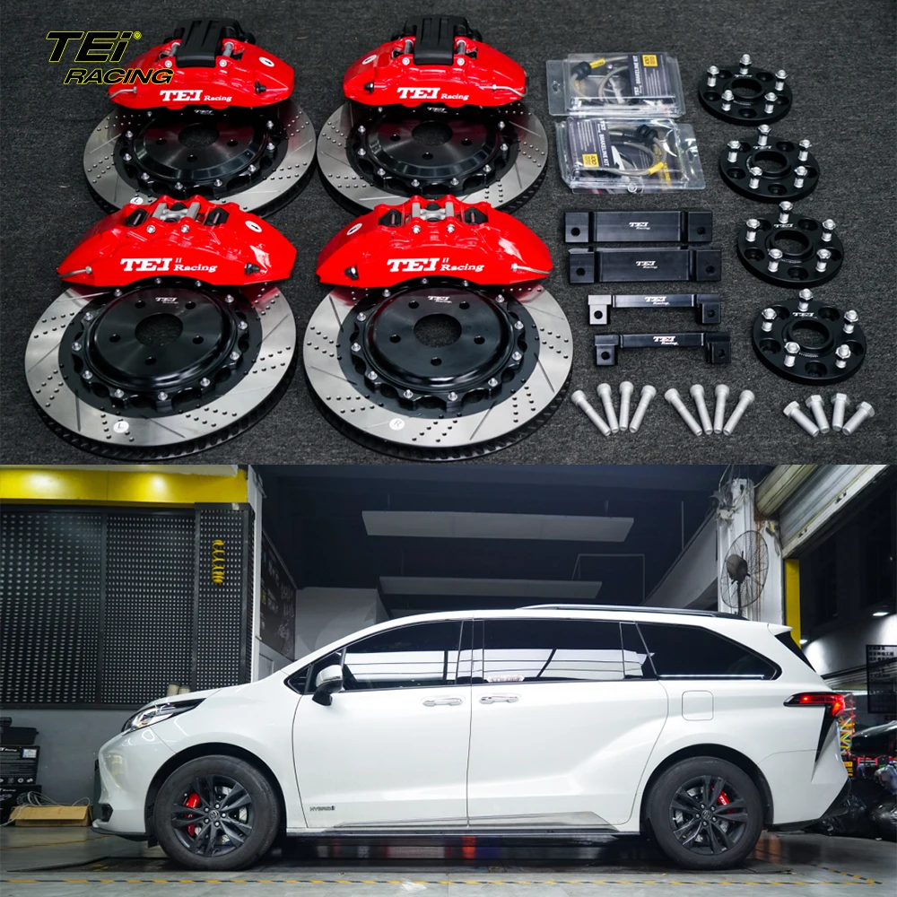 

Front and Rear P60ES and P4-Explore Big Brake Kit Auto brake system For Toyota Sienna 2021 year 18/19 Inch Car Rim