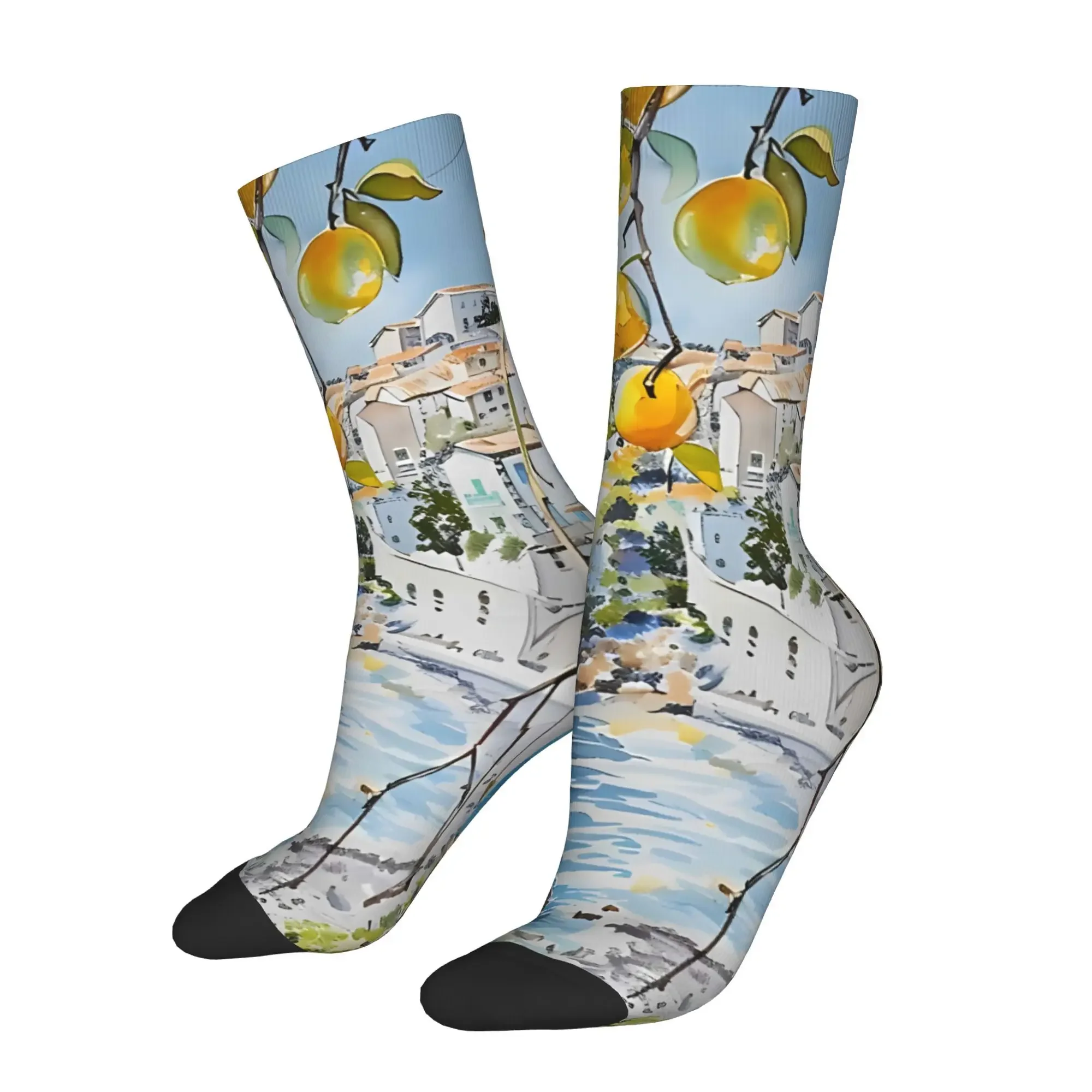 

Aperol Wine Wineglass Men Novelty Athletic Socks Cycling Design for All Seasons