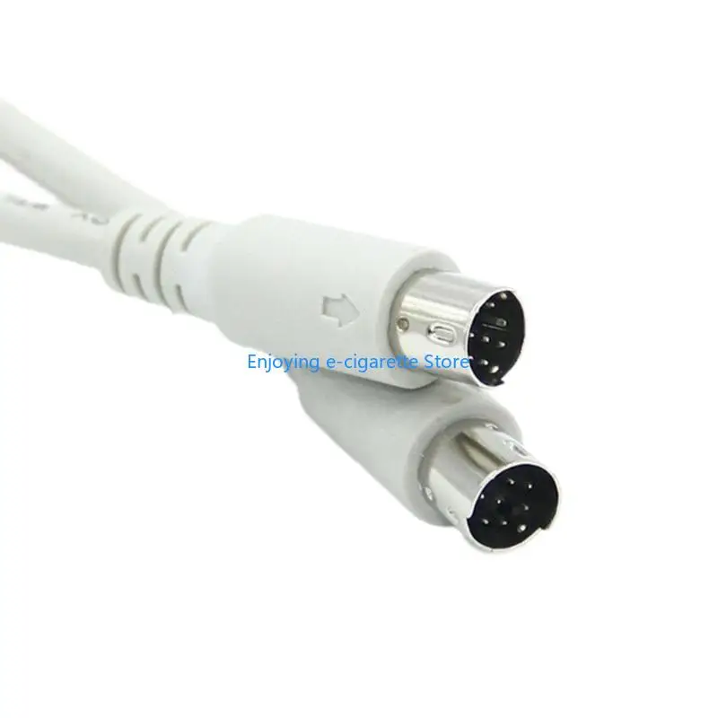 Langes 8-Pin-Stecker-DIN-Verlängerungskabel für zuverlässige Audioleistungen. Audiokabel Y4QF – Detail 5