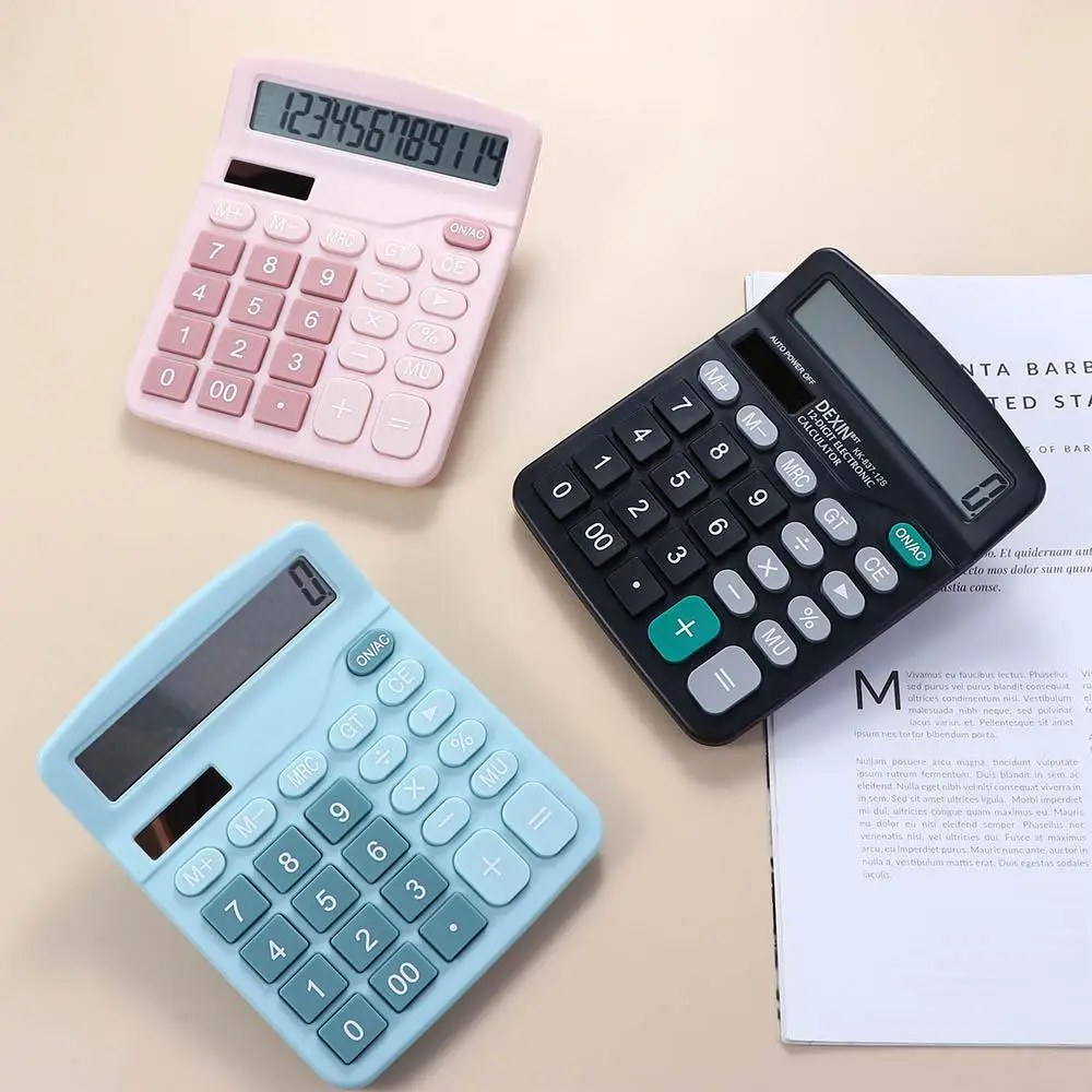 Calculator Battery Dual Power Electronic Calculator Digit Calculator Desktop Calculator Engineering Scientific Calculator