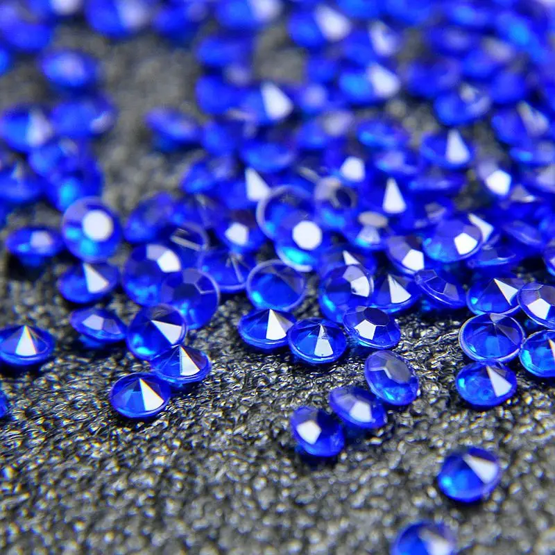 1000 Teile/los 4,5mm Acryl Kristalle Streuung Tisch Diamant Strass Edelsteine Konfetti Hochzeit Dekoration Gunsten – Detail 6
