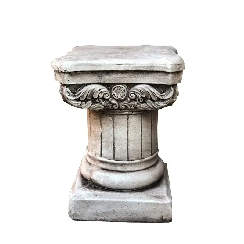 Roman column ornaments, European villas, gardens, courtyards, wedding balconies, vintage outdoor flower pots, flower stands, bas