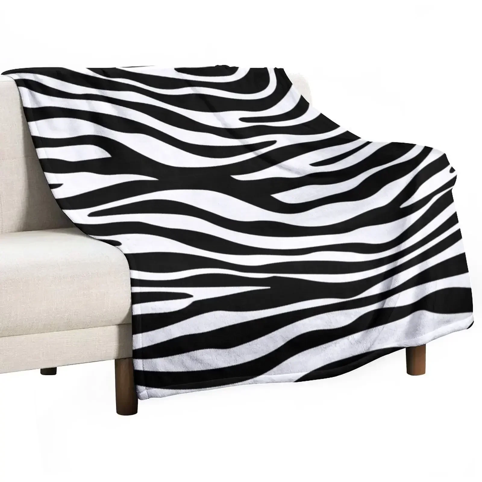 zebra skin Throw Blanket Soft Plush Plaid for babies sofa bed Single Shaggy Hairys Blankets