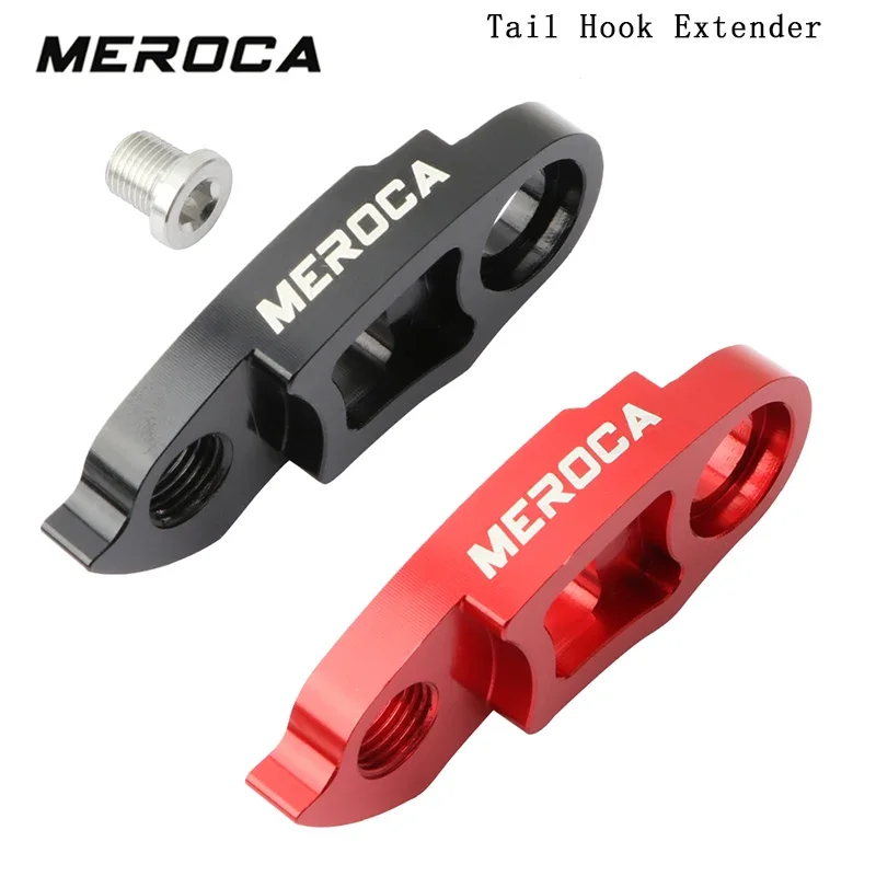 MEROCA Bicycle Rear Derailleur Hanger Extension Aluminum Alloy Speed Change Frame Gear Tail Hook Extender 40-56T Large Flywheel