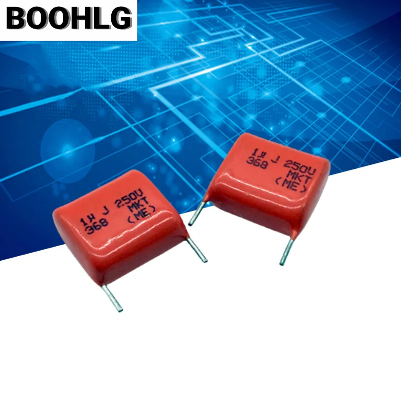 

20pcs VISHAY BC MKT 105 1.0uf 1uf 250V 100V copper pin CBB high-frequency thin film capacitor