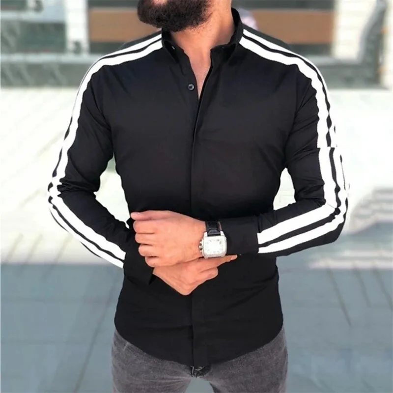 Men's Printed Formal Shirt, 14 Types of Shirts to Choose from, 3D Printed Casual Lapel Button Long Sleeved Comfortable Top
